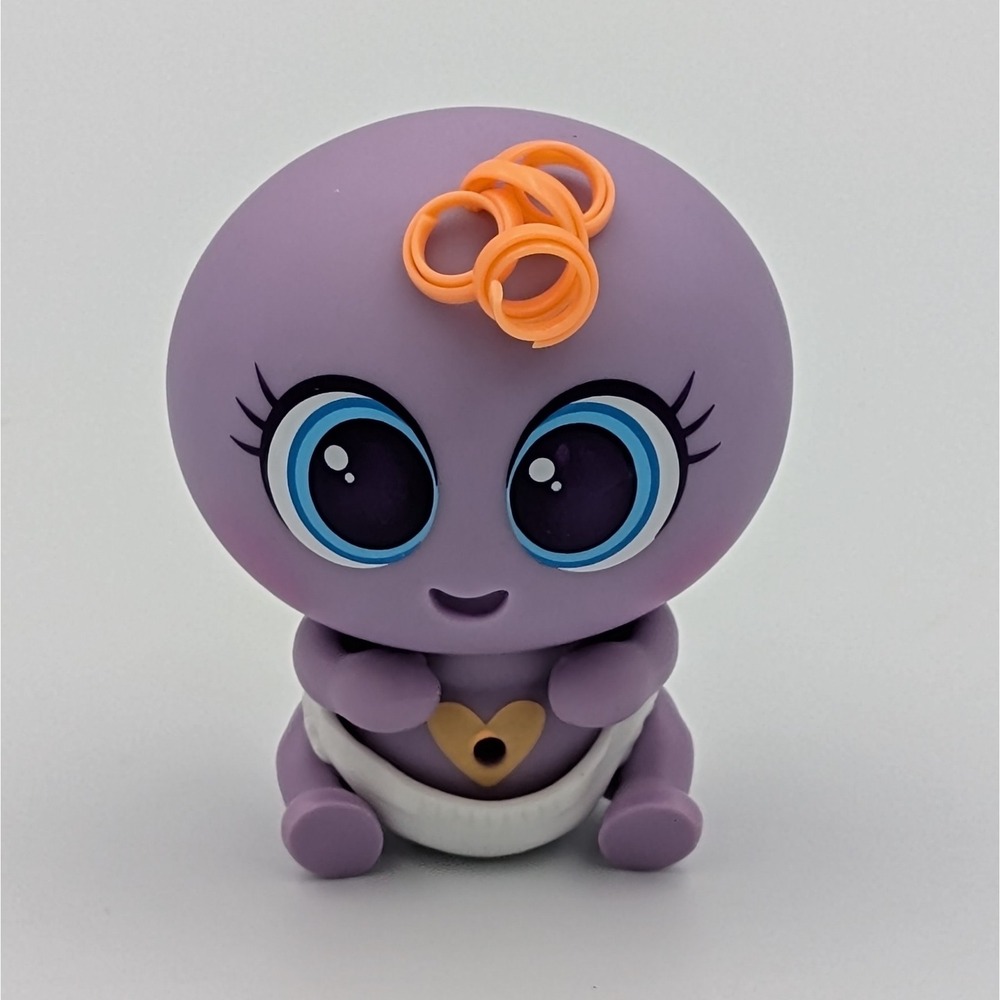 Distroller Neonate Nerlie Susukin Purple Baby Doll Orange Hair Heart Belly 2011